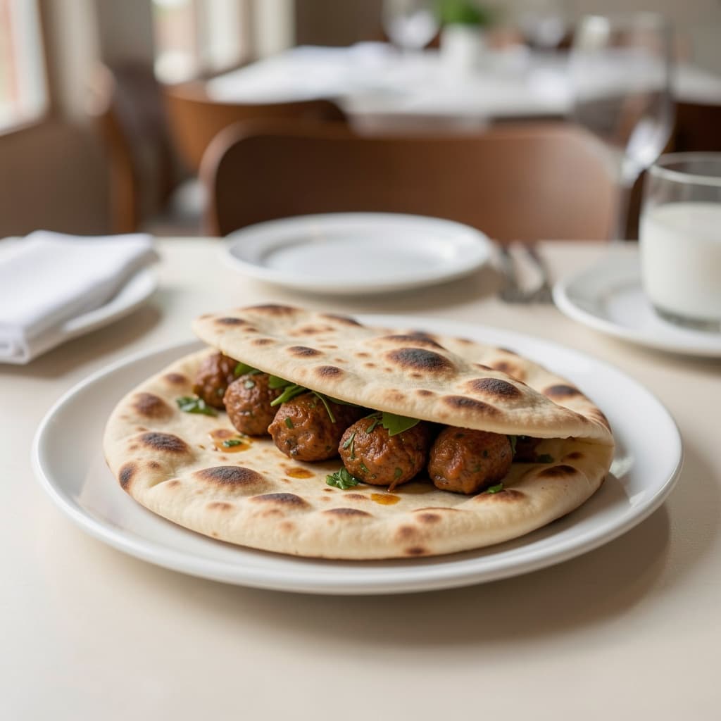 Chicken Bihari Kabab Naan