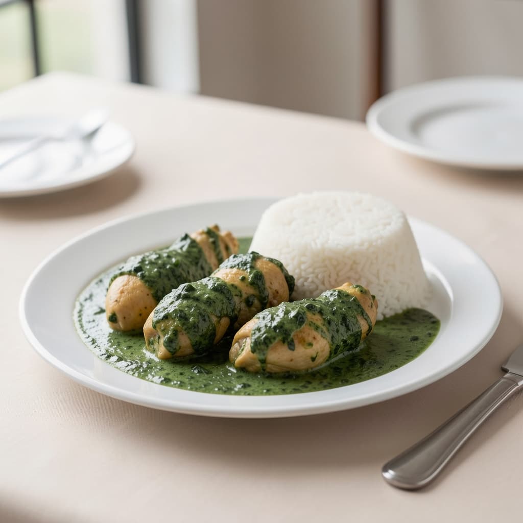 Paalak Chicken